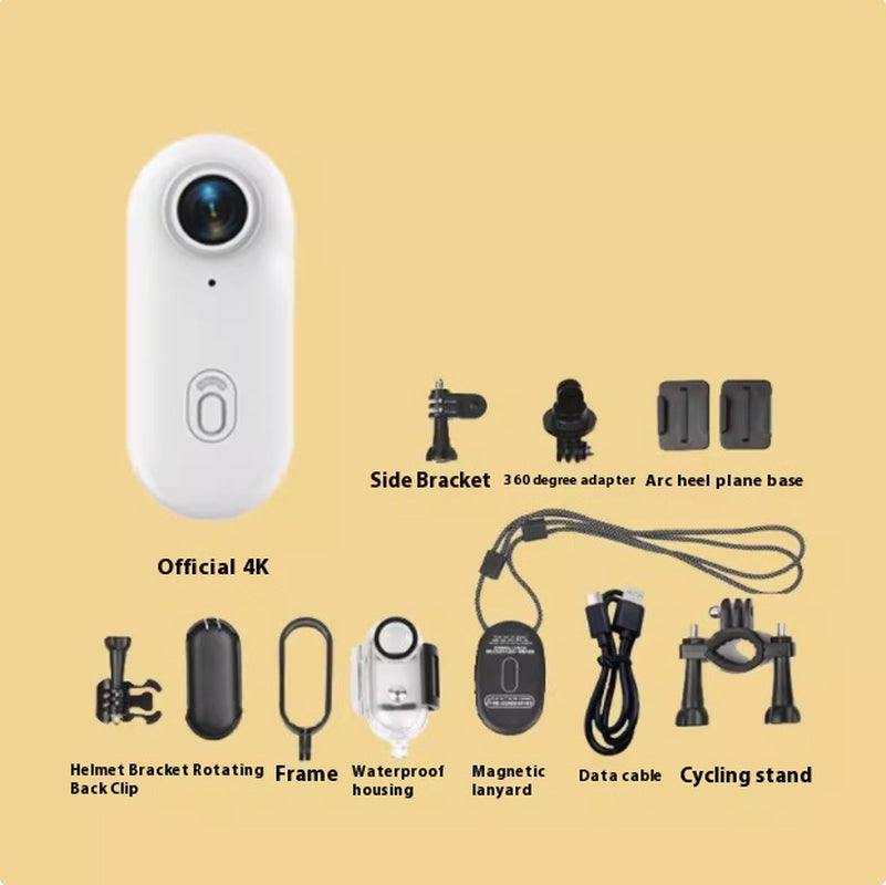 Outdoor Sports Mini Action Camera capturing cycling action