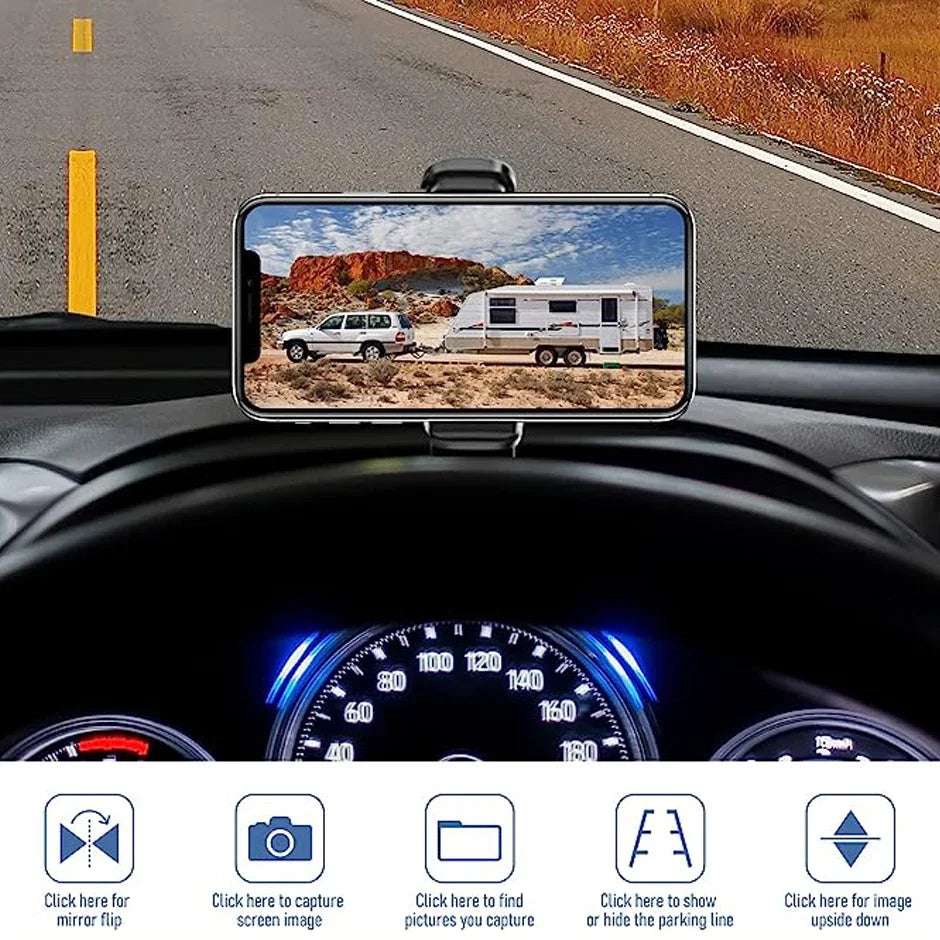 Easy-install Wireless Solar Reversing Camera with solar charging