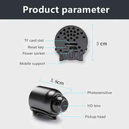Compact 1080P Wireless Security Camera with magnetic mount