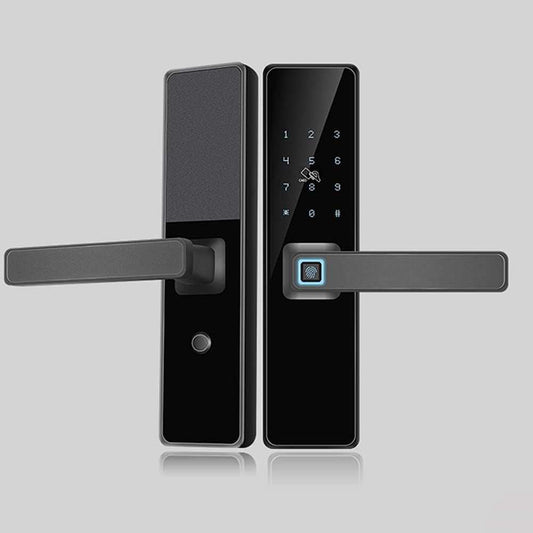 Biometric Fingerprint Door Lock K7 Pro+ in black finish