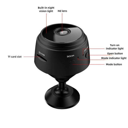 Mini HD Security Camera with Night Vision