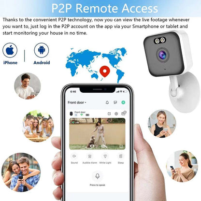 Tuya Smart Mini 5MP Wifi IP Camera Indoor Wireless Color Night Home Security AI Human Detect CCTV Surveillance Block Camera