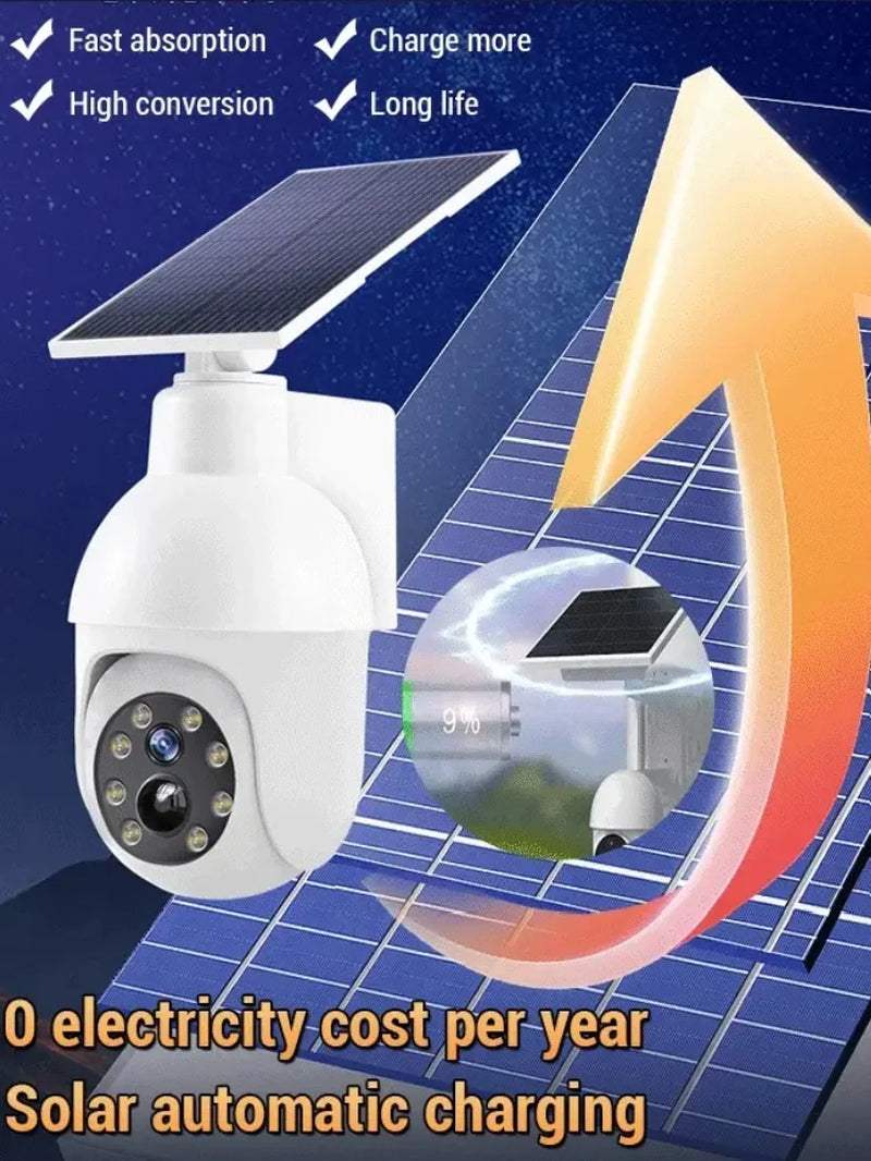 Solar Light Intelligent Body Sensor Lighting Lamp Simulation Surveillance Camera Solar Garden Light Rainproof Waterproof