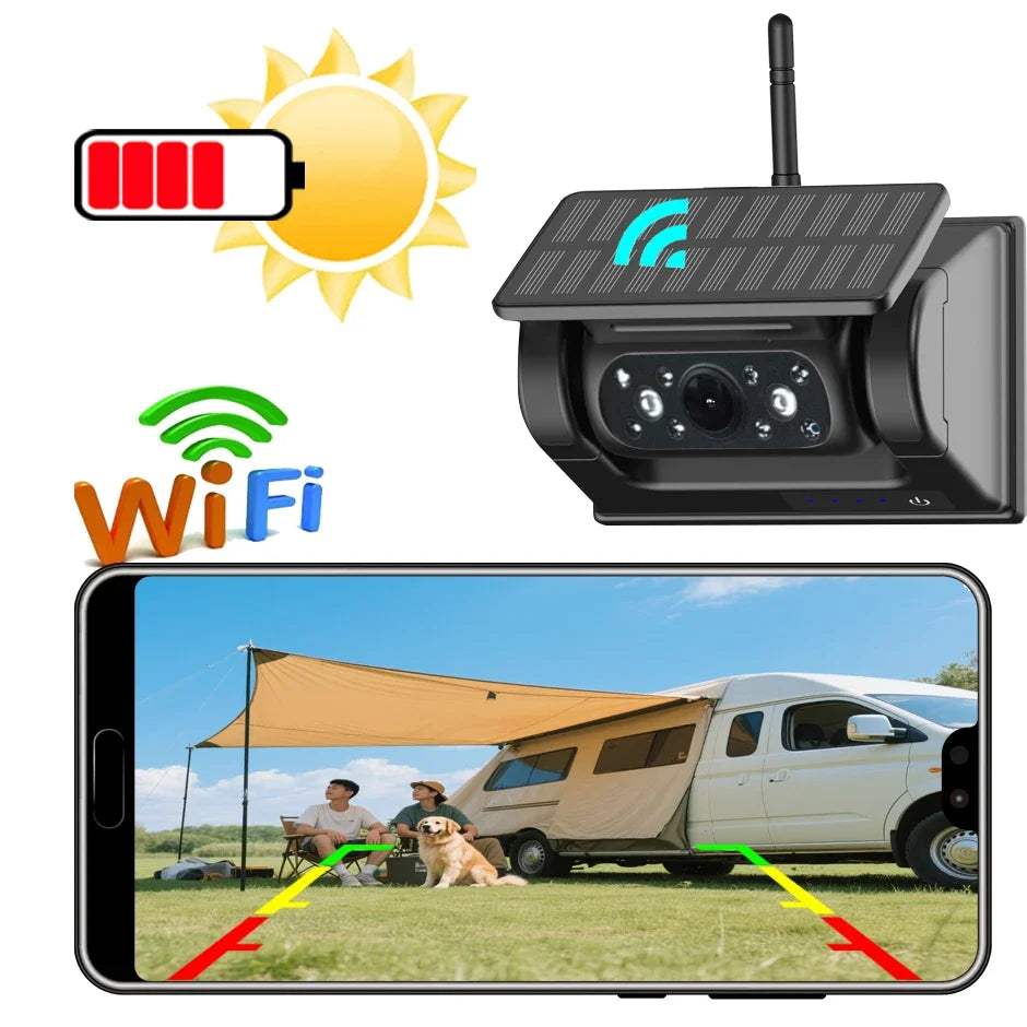 Wireless Solar Reversing Camera with IR night vision