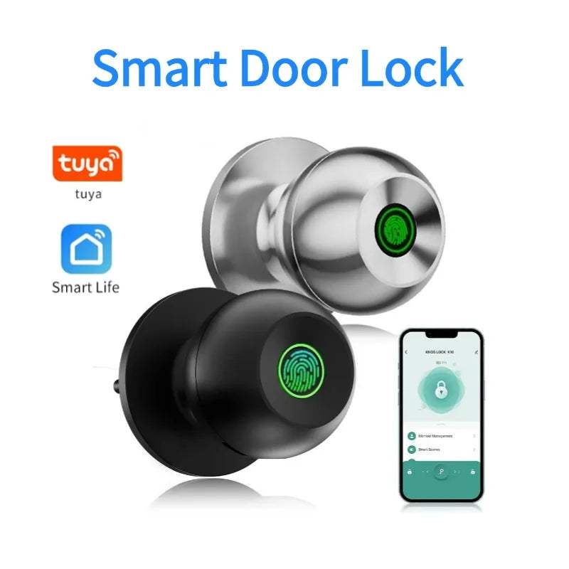 Bluetooth-enabled Smart Fingerprint Door Lock