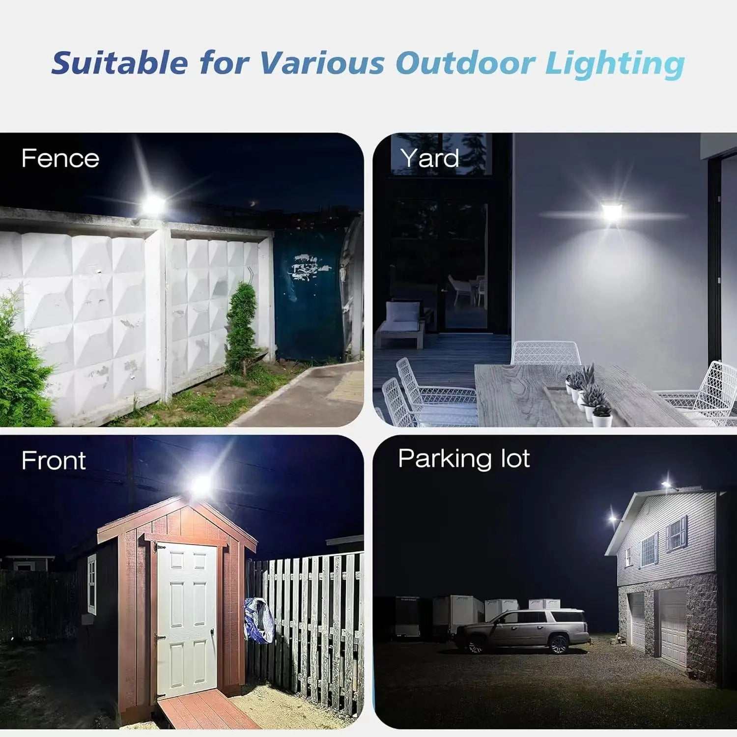 Solar motion sensor LED light mounted on wall