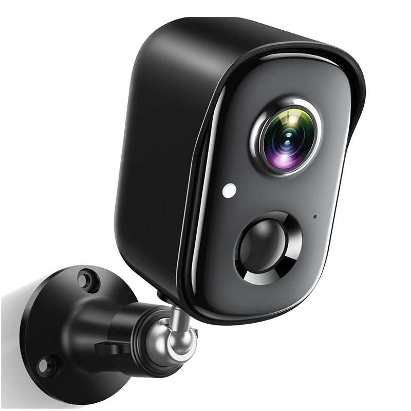 Solar Powered Security Camera mounted outdoors